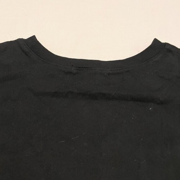 Forever 21 Biker Fringed Crop Tshirt Womens Size Small Motorcycle Shirt - Picture 11 of 15